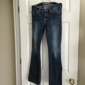 Big Star REMY Style Low Rise Fit Jeans, Size 28R